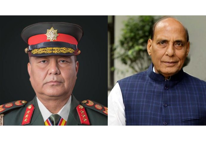 Nepal Army Chief Gen Ashok Raj Sigdel Meets Defence Minister Rajnath Singh