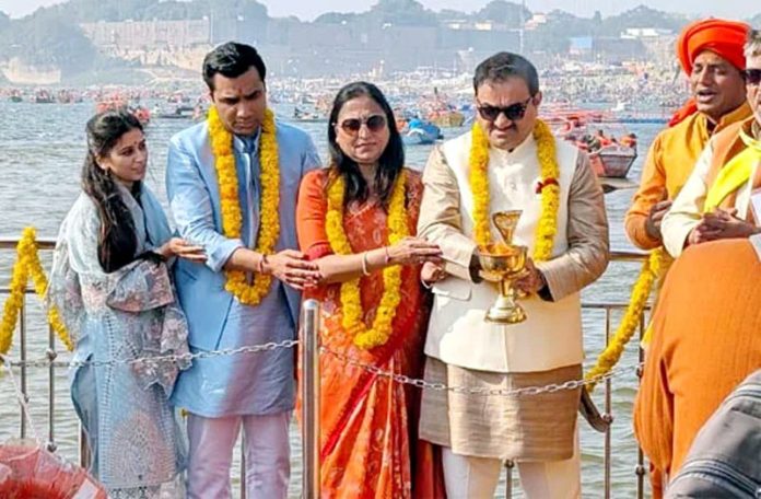 Gautam Adani Visits Maha Kumbh, Seeks Blessings of Maa Ganga