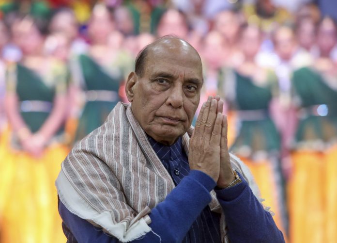 Rajnath Singh Criticizes AAP, Urges BJP’s Turn in Delhi, Slams Kejriwal and Congress