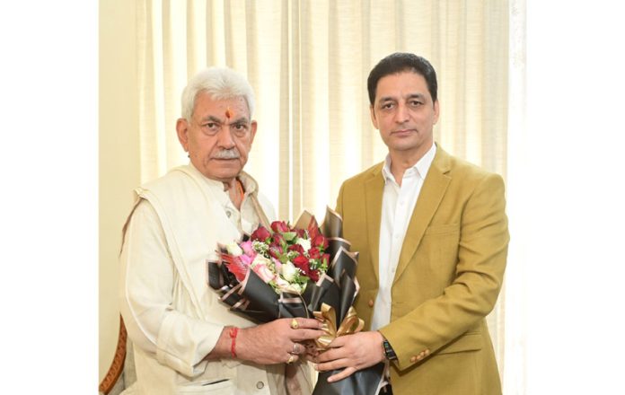 Various Leaders Meet with Lieutenant Governor Manoj Sinha