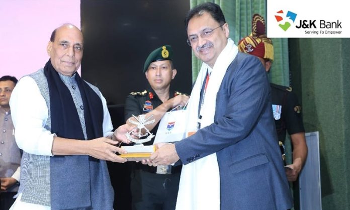 J&K Bank Honored for CSR Contribution to Soldiers’ Families