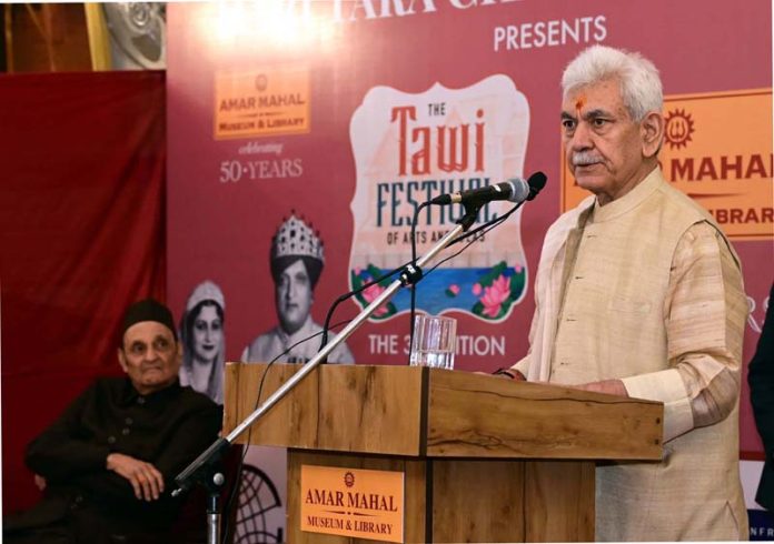 Lieutenant Governor Inaugurates 3rd Edition of Tawi Festival at Amar Mahal Palace