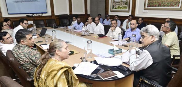 Chief Secretary Reviews National Highway Projects and Hydro Power Policy