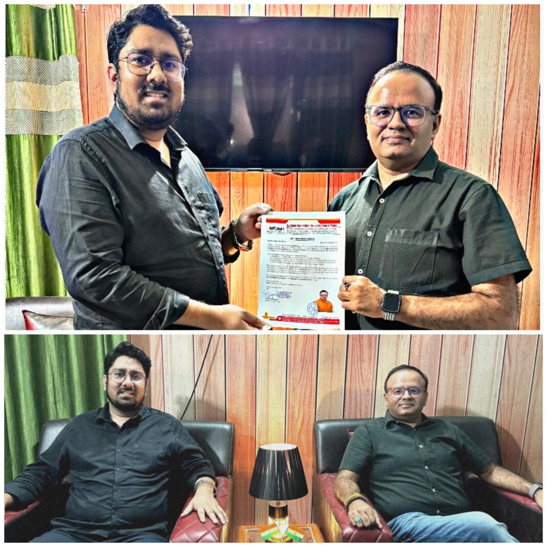 NFJM Appoints Puneet Arora as Vice President of Working Committee