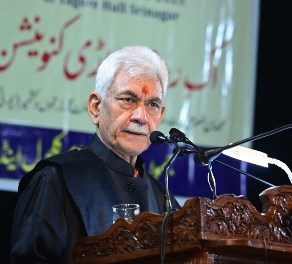LG Manoj Sinha Highlights People’s Role in Ending Terrorism