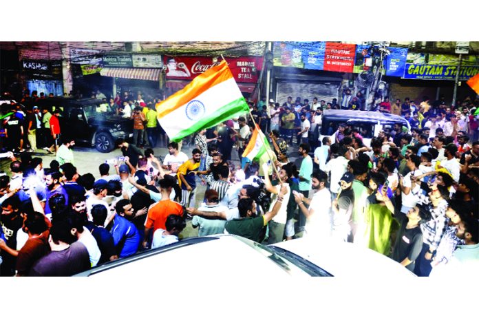 Celebrations in Jammu after India's victory in Asia Cup 2025