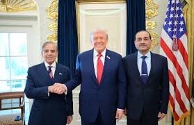 US President Trump meets Pakistan PM Shehbaz Sharif