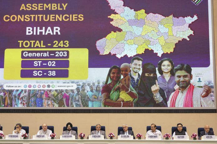 Chief Election Commissioner Gyanesh Kumar announces Bihar Assembly Elections