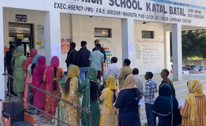 Nagrota By-Poll Records 75.08% Turnout; Peaceful Voting