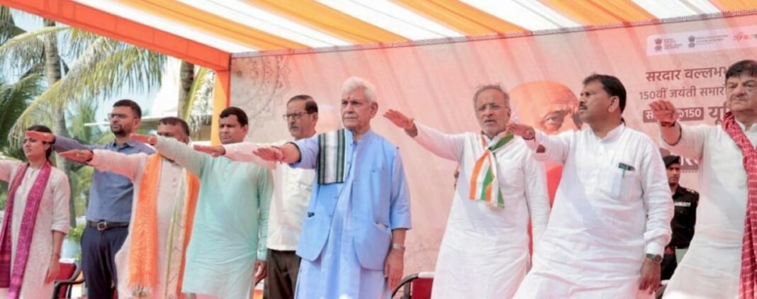 Lieutenant Governor Joins National Padyatra of the Sardar@150 Unity March at Vadodara