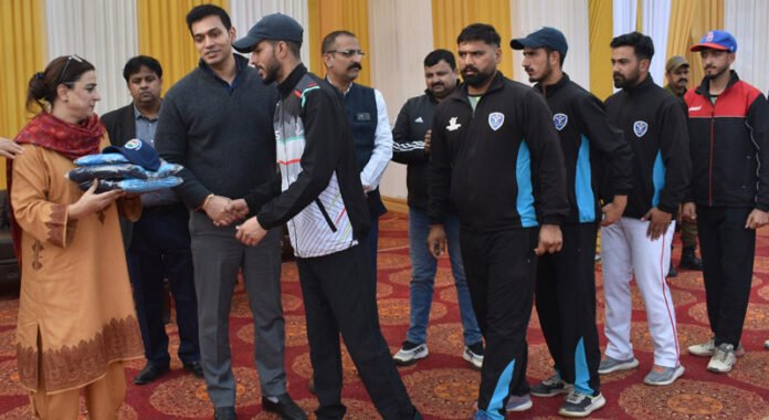 DC Jammu Distributes Kits to J&K Softball Athletes at MA Stadium