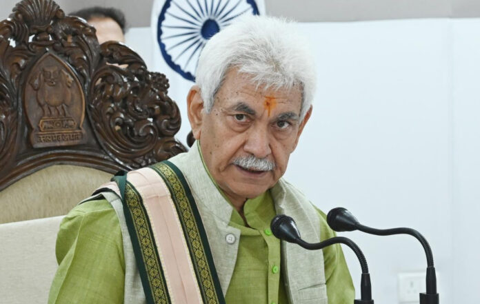 Lieutenant Governor Manoj Sinha leads a drug-free campaign in Jammu and Kashmir
