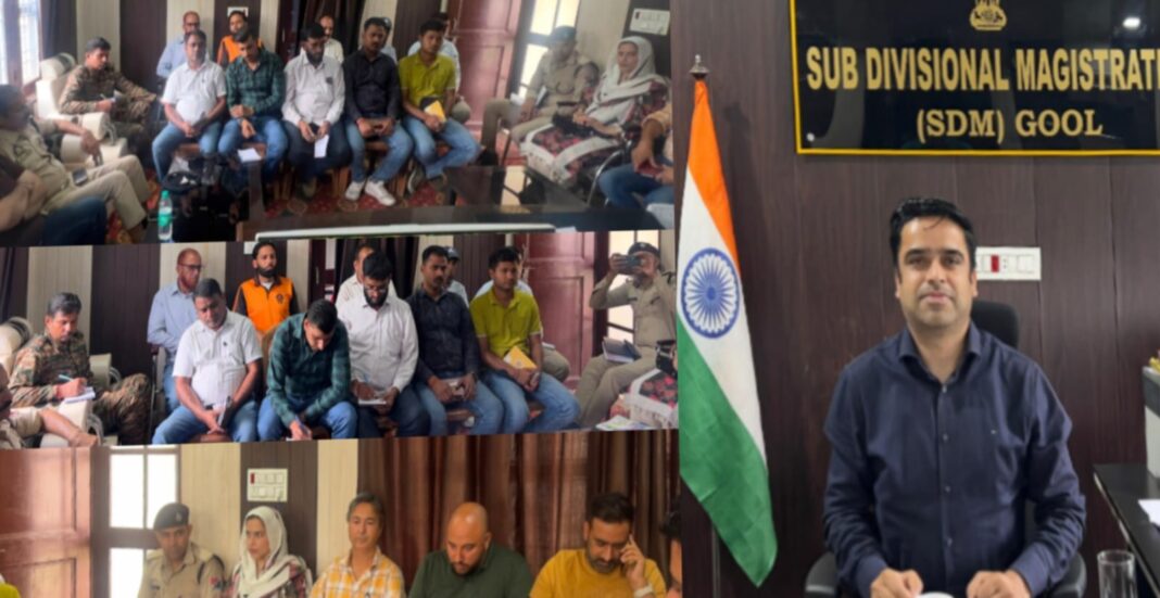 SDM Gool chairs disaster preparedness meeting