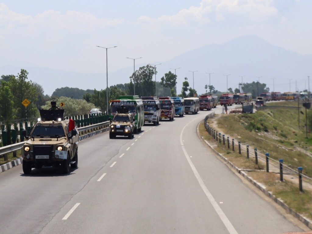 Fresh batch of 7,754 Amarnath pilgrims leaves Jammu under tight security